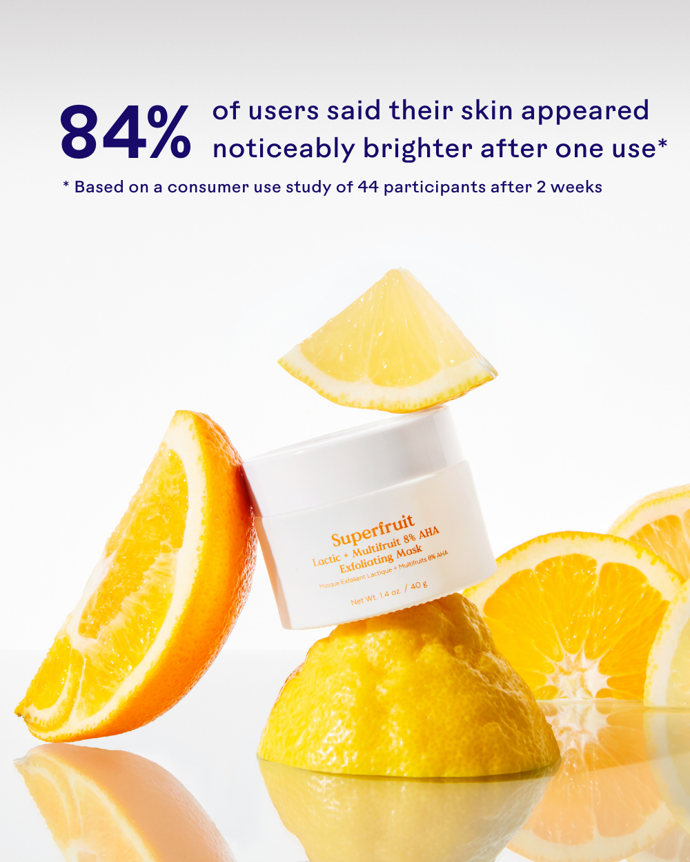 Superfruit™ Lactic + Multifruit 8% AHA Exfoliating Mask